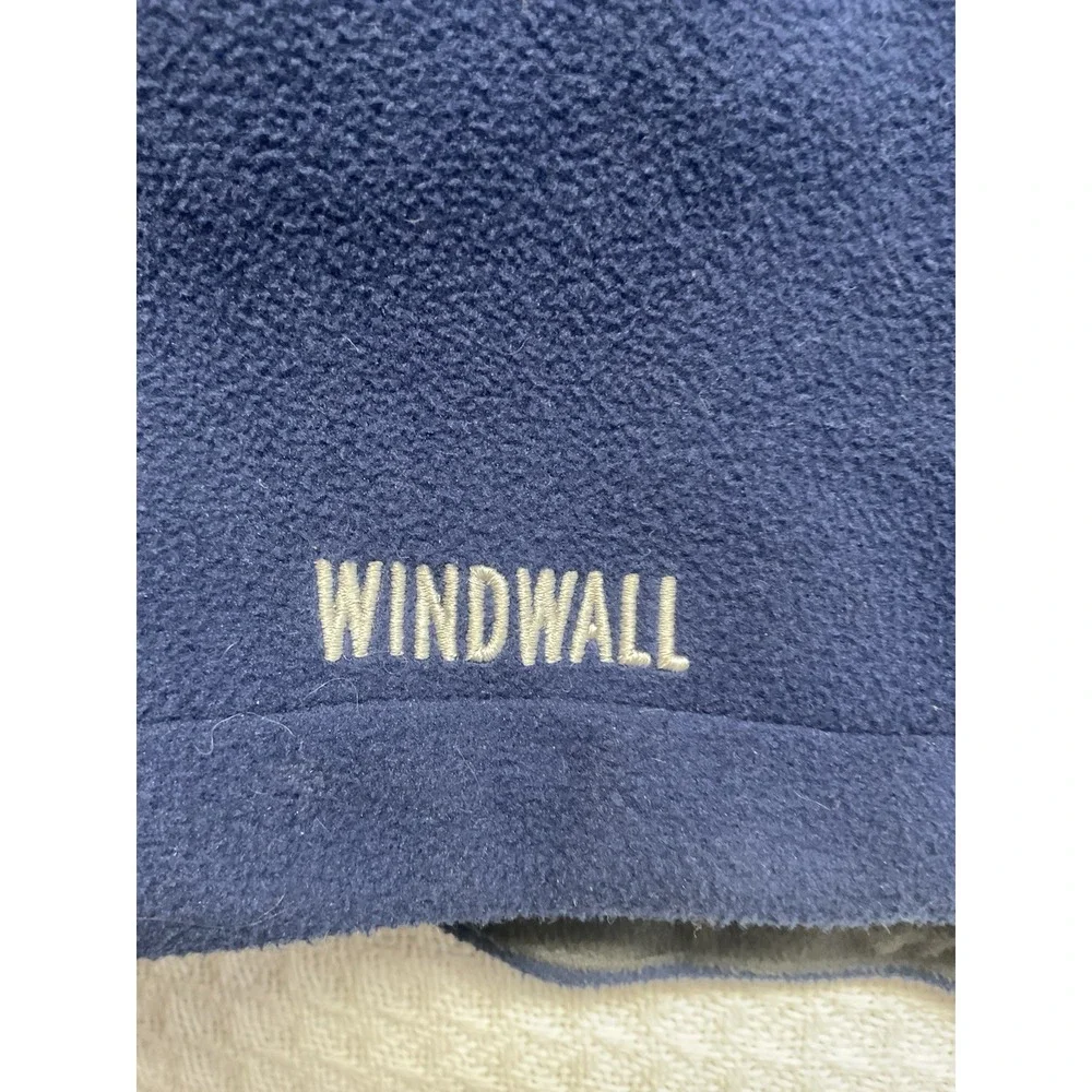 The North Face Vest Men's XL Windwall Fleece Sleeveless Full Zip Navy Blue